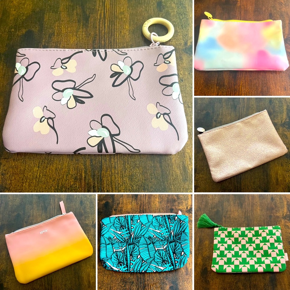 Cosmetics bags bundle- 3 for $10 or 5 for $15